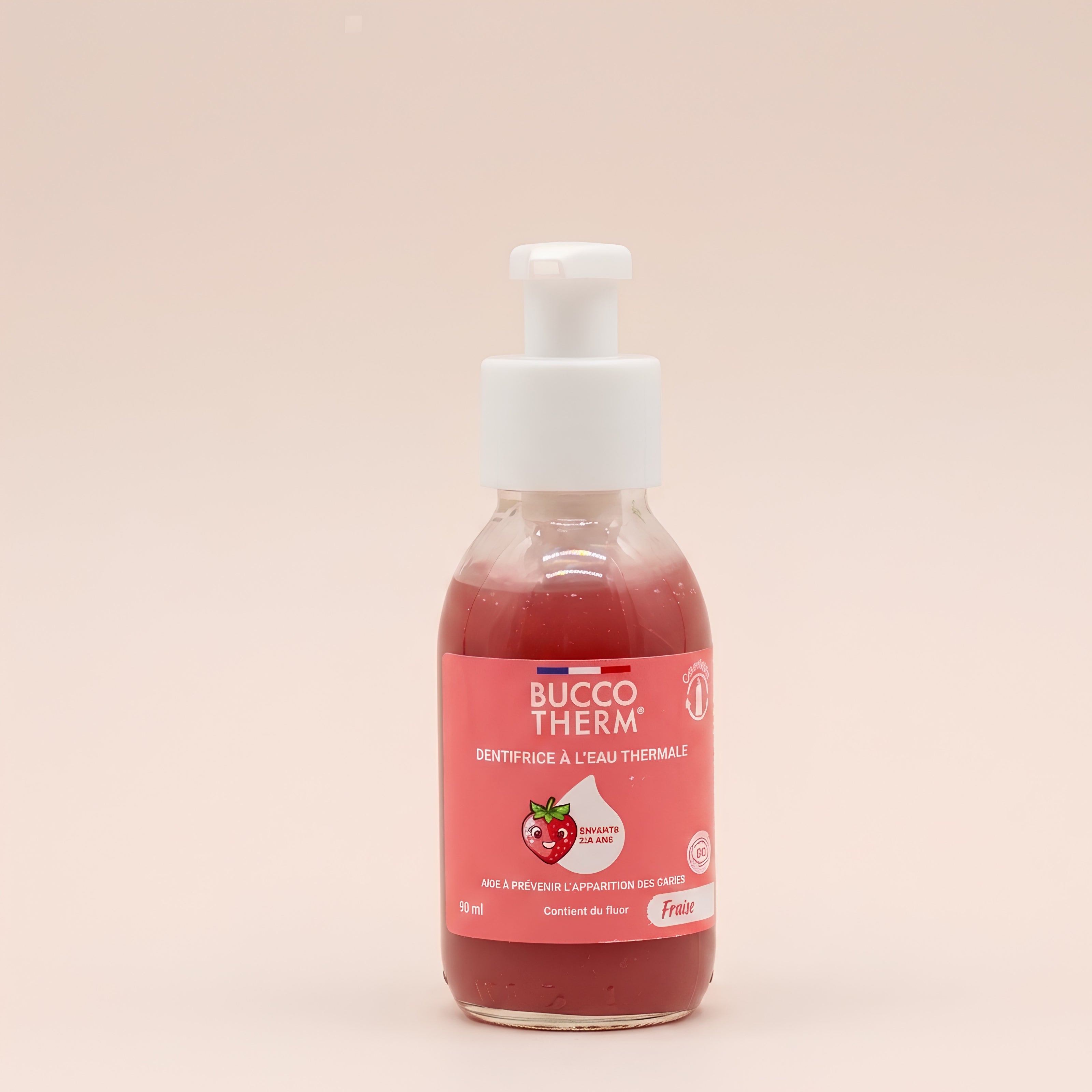 BUCCOTHERM Dentifrice enfant fluoré à la fraise 90mL