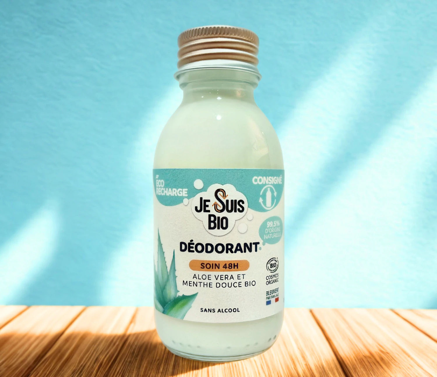 JE SUIS BIO Ecorecharge Déodorant menthe aloe vera 100ml Cosmos Organic