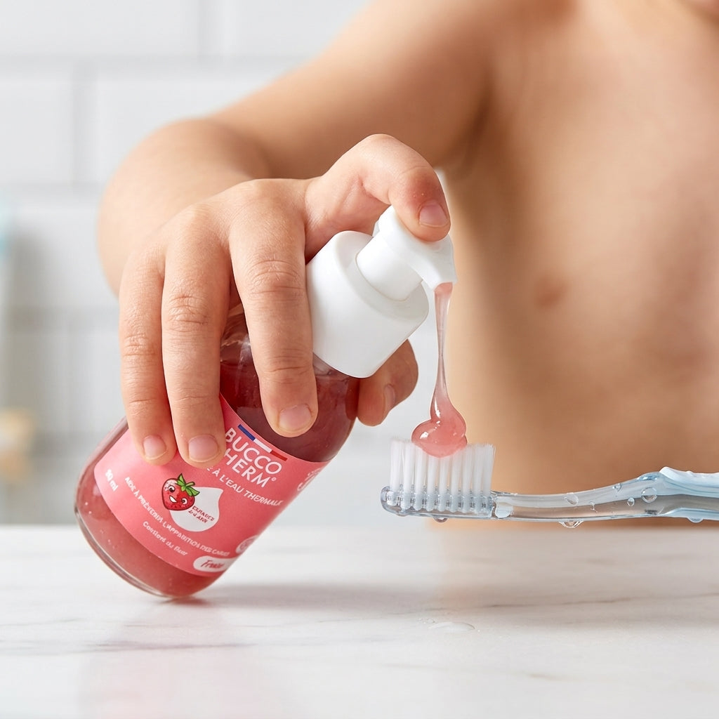 BUCCOTHERM Dentifrice enfant fluoré à la fraise 90mL