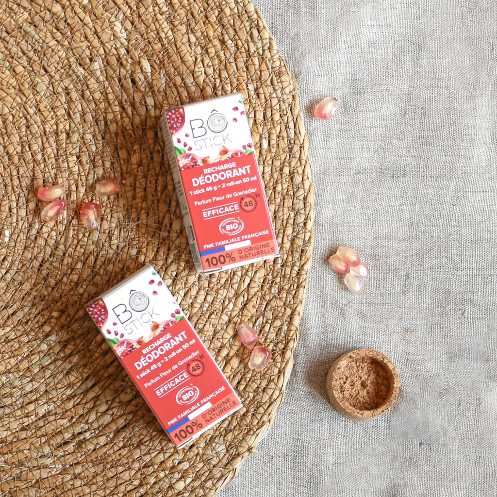 BÔ-STICK - Kit 2 Recharges écoresponsables pour déodorant "Fleur de Grenadier"