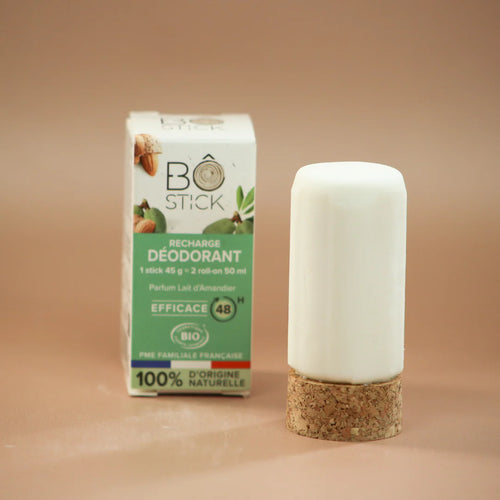 BÔ-STICK - Recharges écoresponsables pour déodorant "Lait d'Amandier"