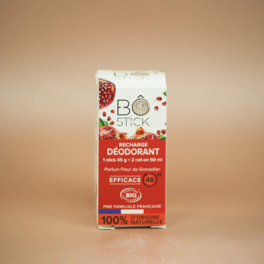 BÔ-STICK Nouvelle formule - Recharge déodorant solide "fleur de grenadier"